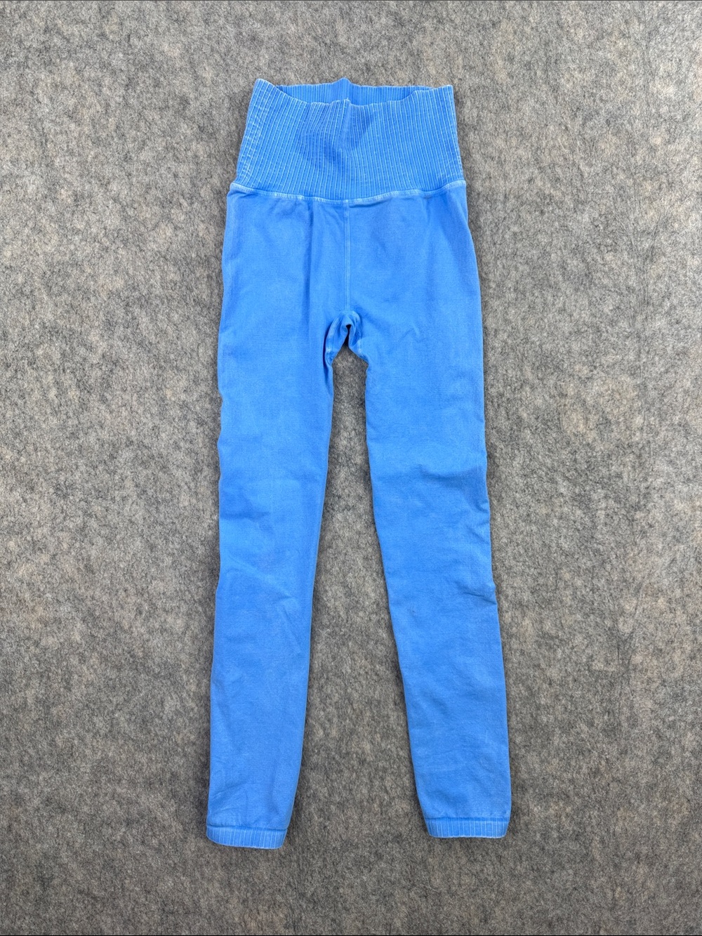 Free People Movement Blue High Waist Leggings Sz XS/S Gym Training Boho